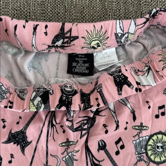 Disney Pink Nightmare Before Christmas Pajama Shorts - Picture 2 of 5